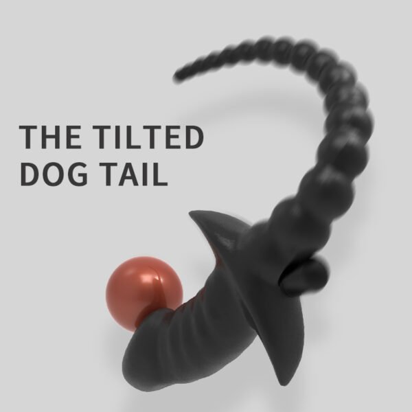 Plug Anal vibrant avec perles de traction gode