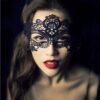 lunette Sexy dentelle noire fête bal sexe jeu masque