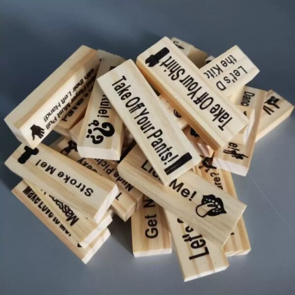 Jeu Jenga de tour de blocs en bois pour adultes